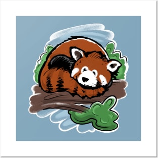 Red Panda Posters and Art